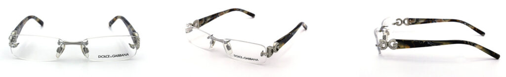 Three piece rimless frame breakdown and parts